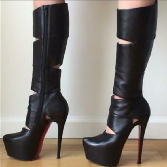 CHRISTIAN LOUBOUTIN CUTOUT PLATFORMS - Picture 10 of 17